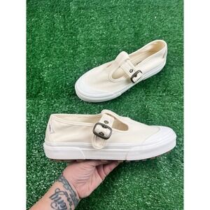 Vans Mary Jane Style 93 in White SZ 7 Women Chunky Lug Sole Buckle NWOB